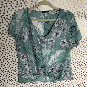 Stitch fix knot front blouse
